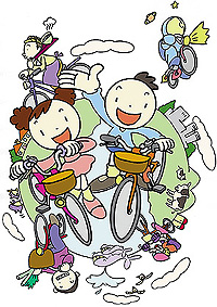 堺自転車学習イメージ